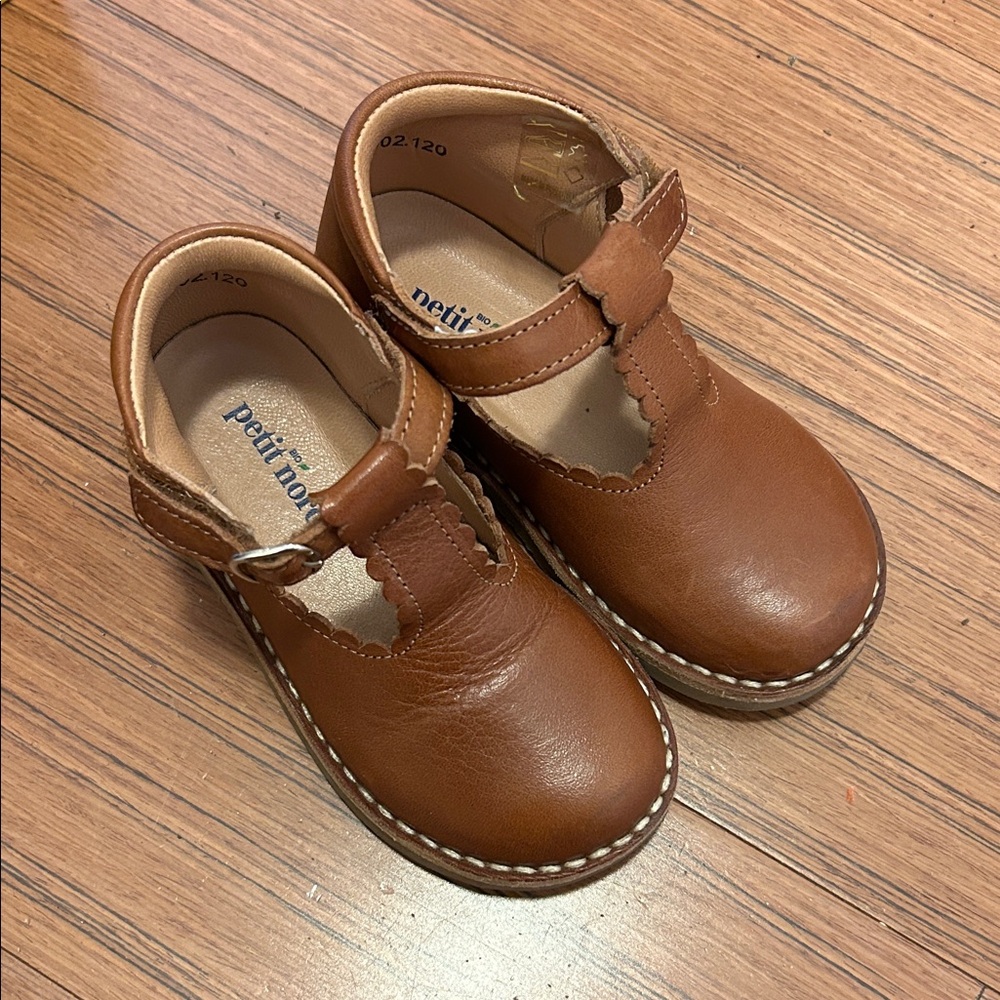 Petit Nord Brown Kids Dress Shoes